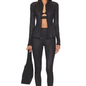 Beach Riot Reina running jacket and 7/8 leggings set